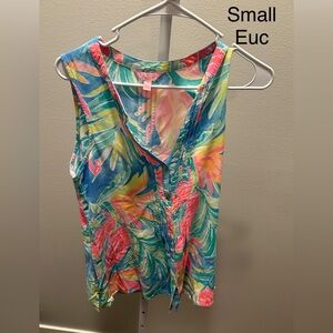 Lilly Pulitzer small sleeveless tank top shirt floral
Excellent used condition!